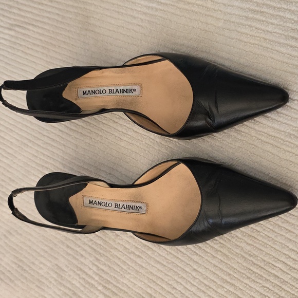 Manolo Blahnik Leather heels - Picture 1 of 14